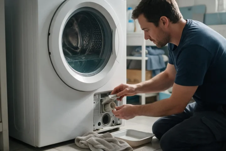 Bosch Washer Drains Slowly but Eventually Empties: Time the Water Removal