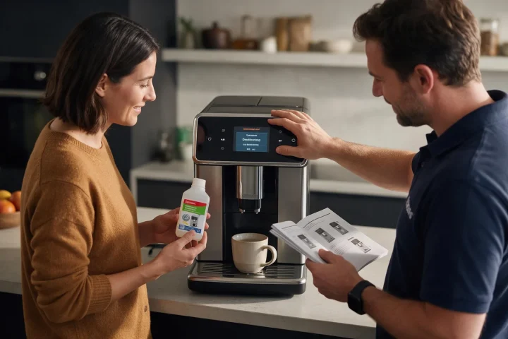 Bosch Coffee Machine Milk Froth Is Thin or Inconsistent: Clean the User Milk Path First